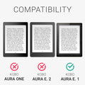 Kobo Aura Edition 1 with Hand Strap Flip Case Dark Grey Denim