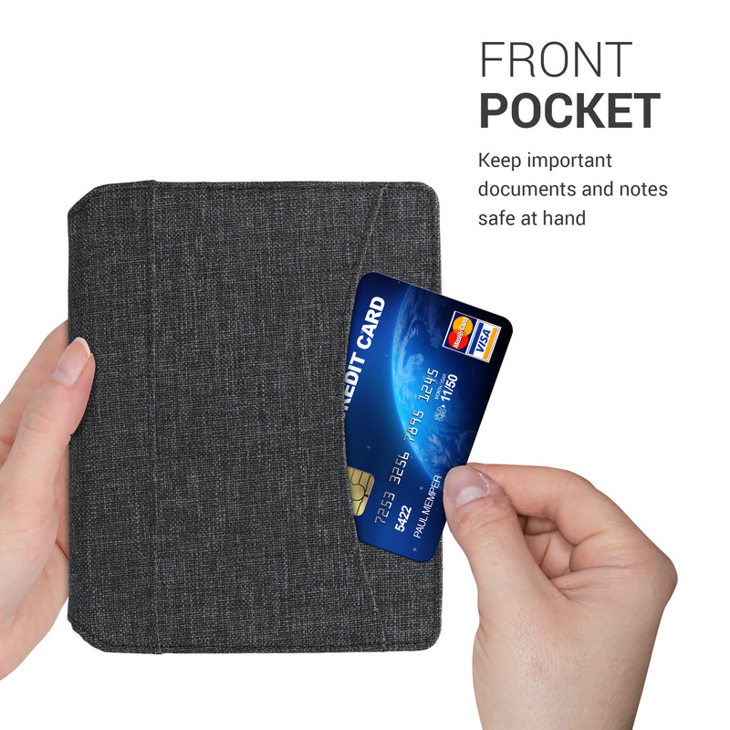 Kobo Aura Edition 1 with Hand Strap Flip Case Dark Grey Denim