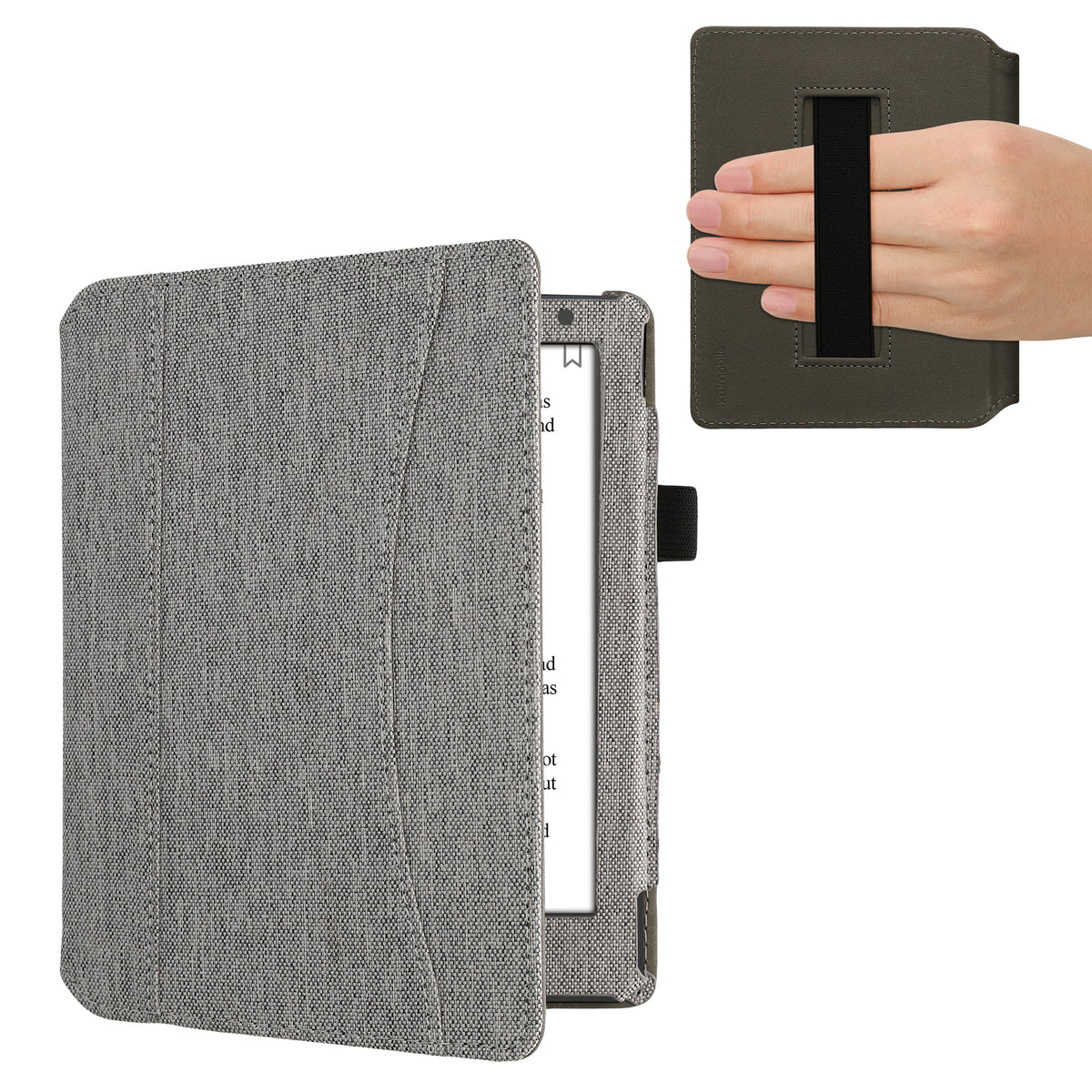 Kobo Aura H2O Edition 2 with Hand Strap Flip Case Denim