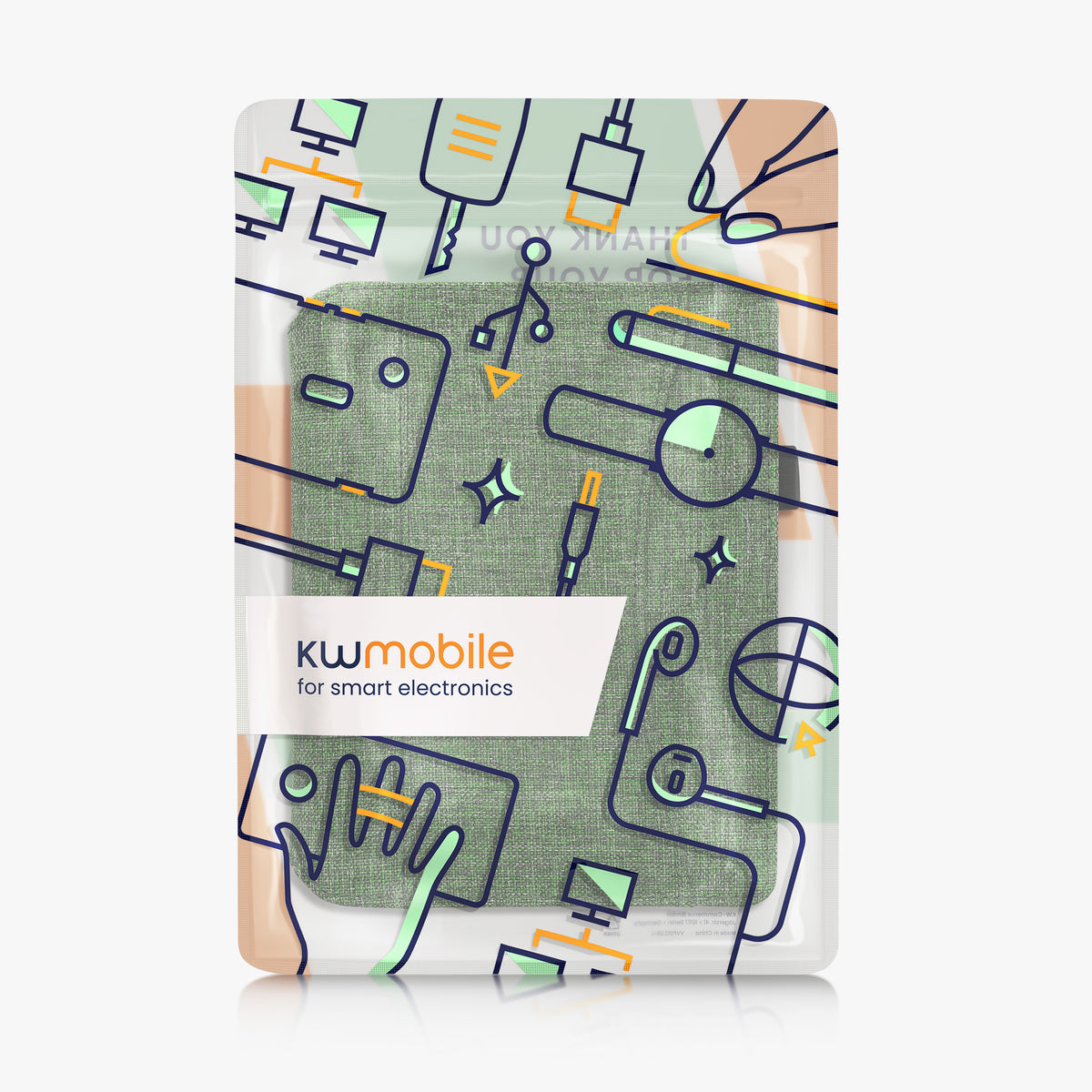 Kobo Aura H2O Edition 2 with Hand Strap Flip Case Denim