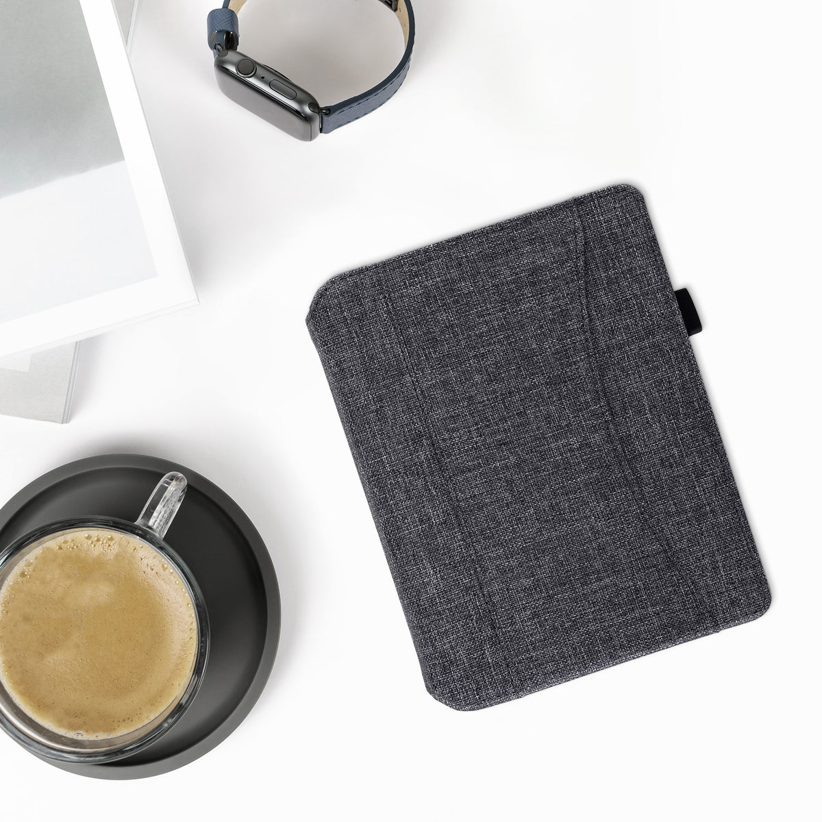 Kobo Aura H2O Edition 2 with Hand Strap Flip Case Denim