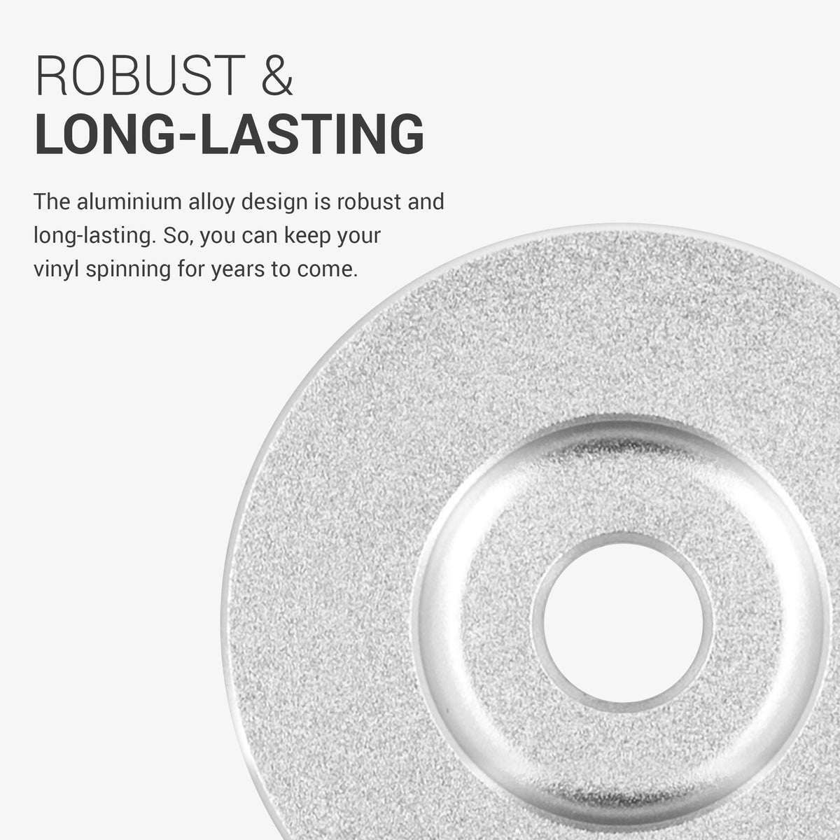 kwmobile Plattenspieler Single Adapter für 7’’ Platten - 45 RPM Schallplatten Adapter - 3,8cm Durchmesser - mit großem