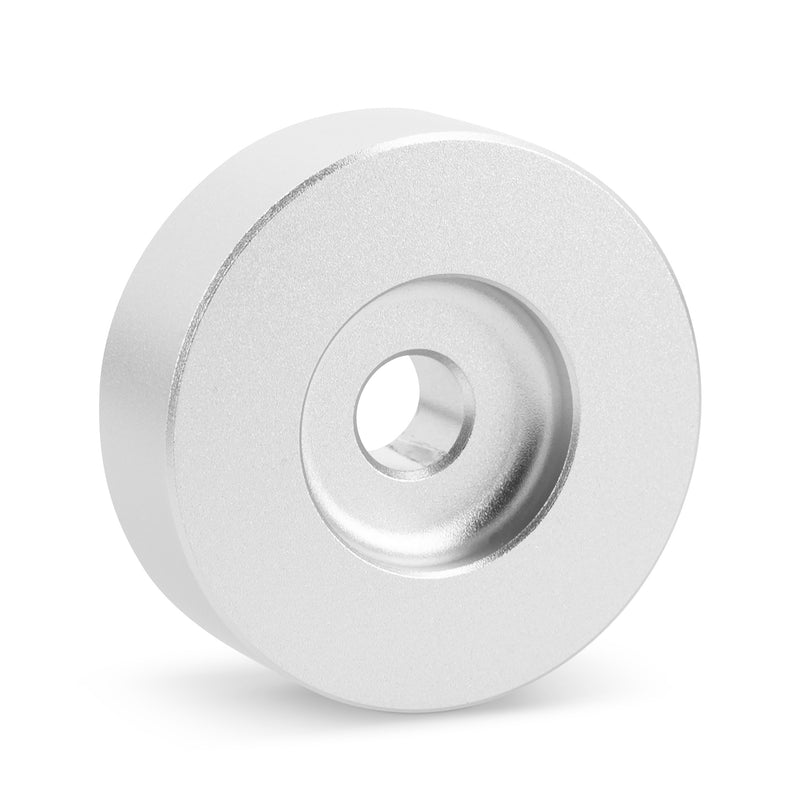 kwmobile Plattenspieler Single Adapter für 7’’ Platten - 45 RPM Schallplatten Adapter - 3,8cm Durchmesser - mit großem