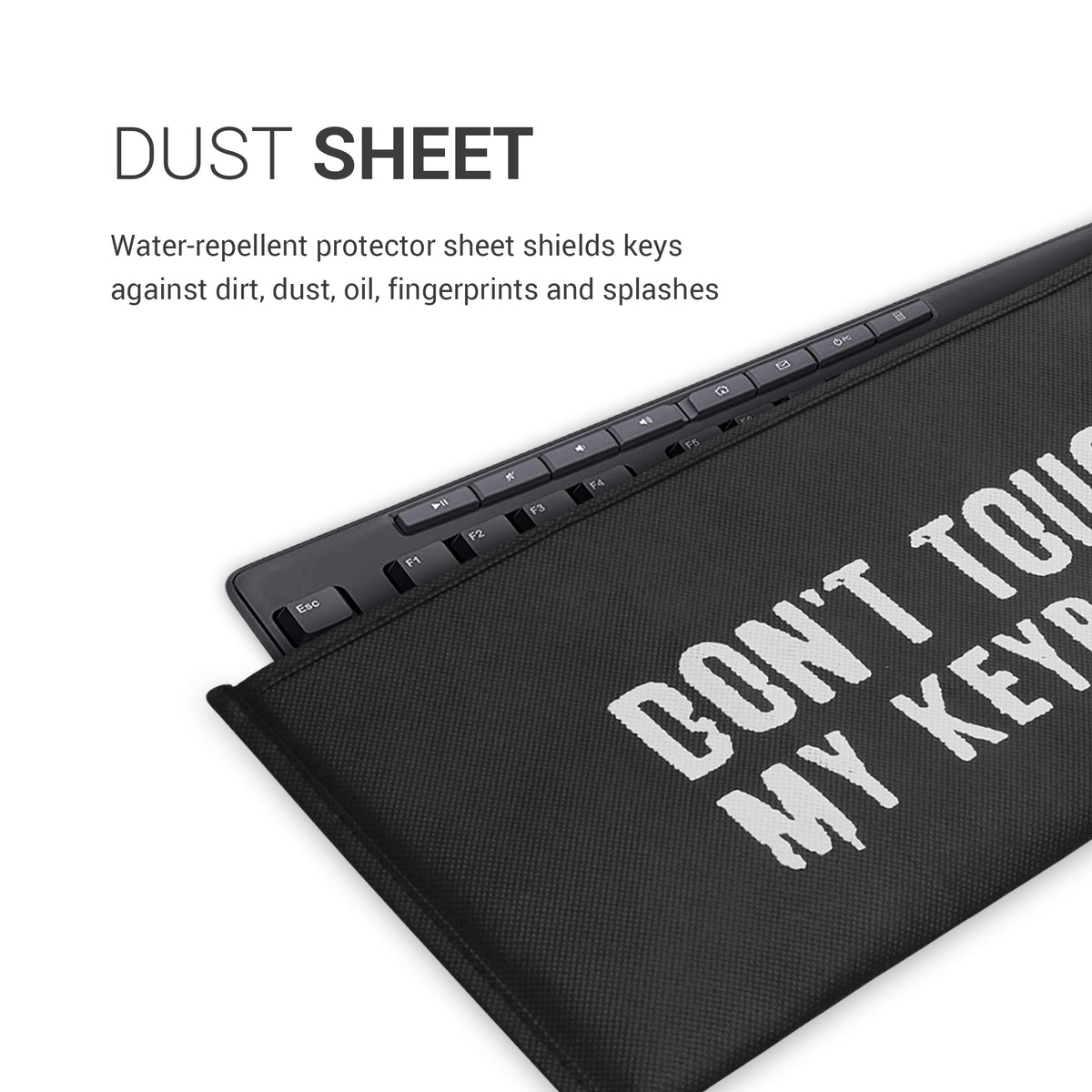 Logitech MK270 Wireless Keyboard Cover Don't Touch My Keyboard