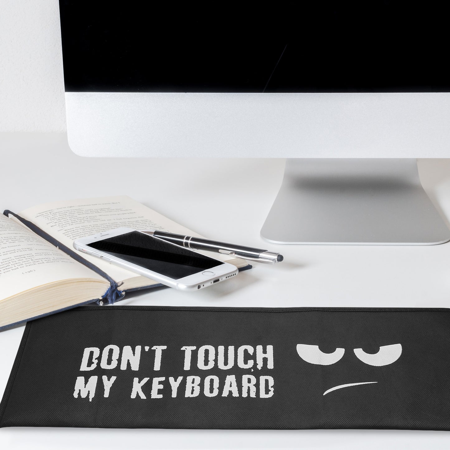Logitech MK270 Wireless Keyboard Cover Don't Touch My Keyboard
