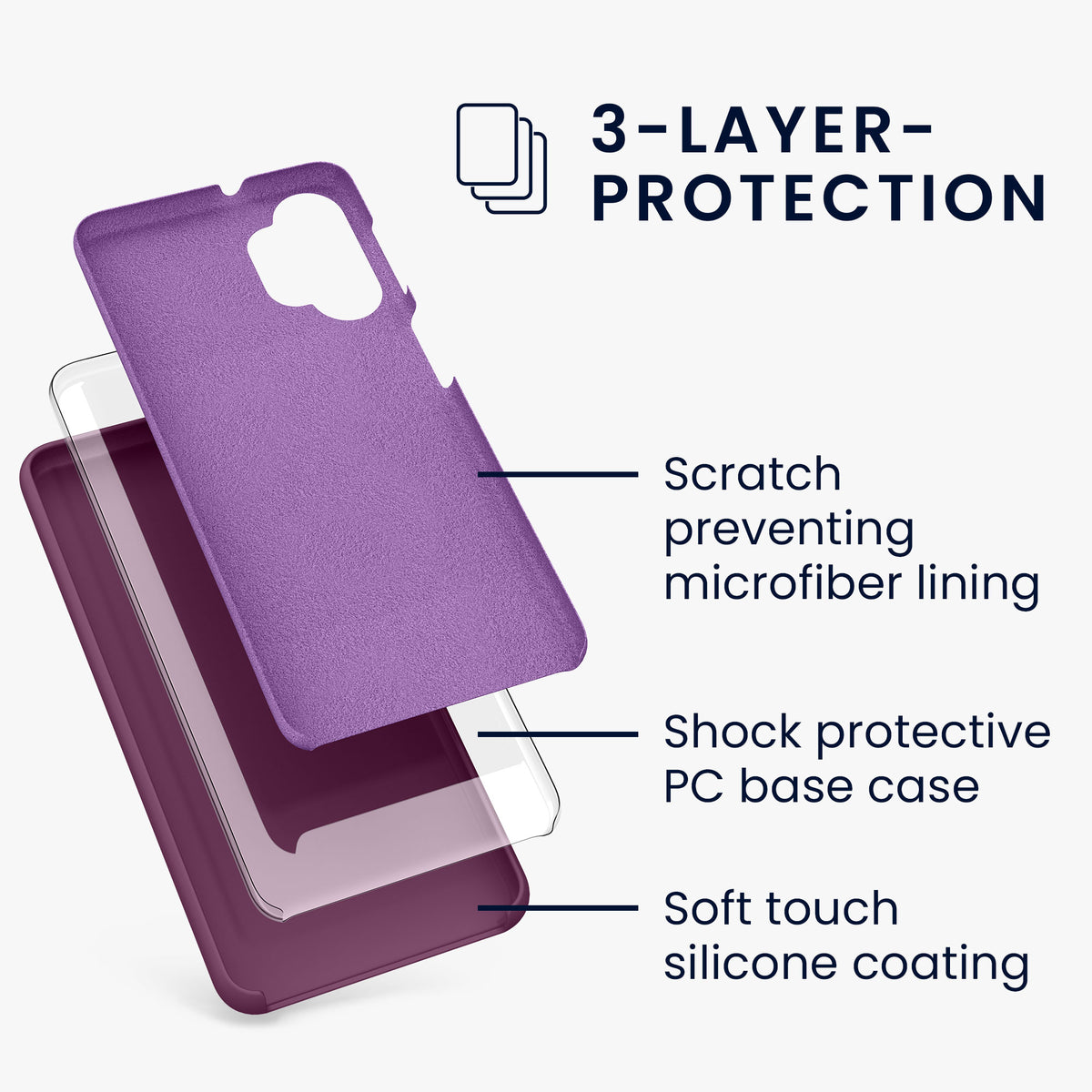 Samsung Galaxy A32 5G Silicone Phone Case Matt