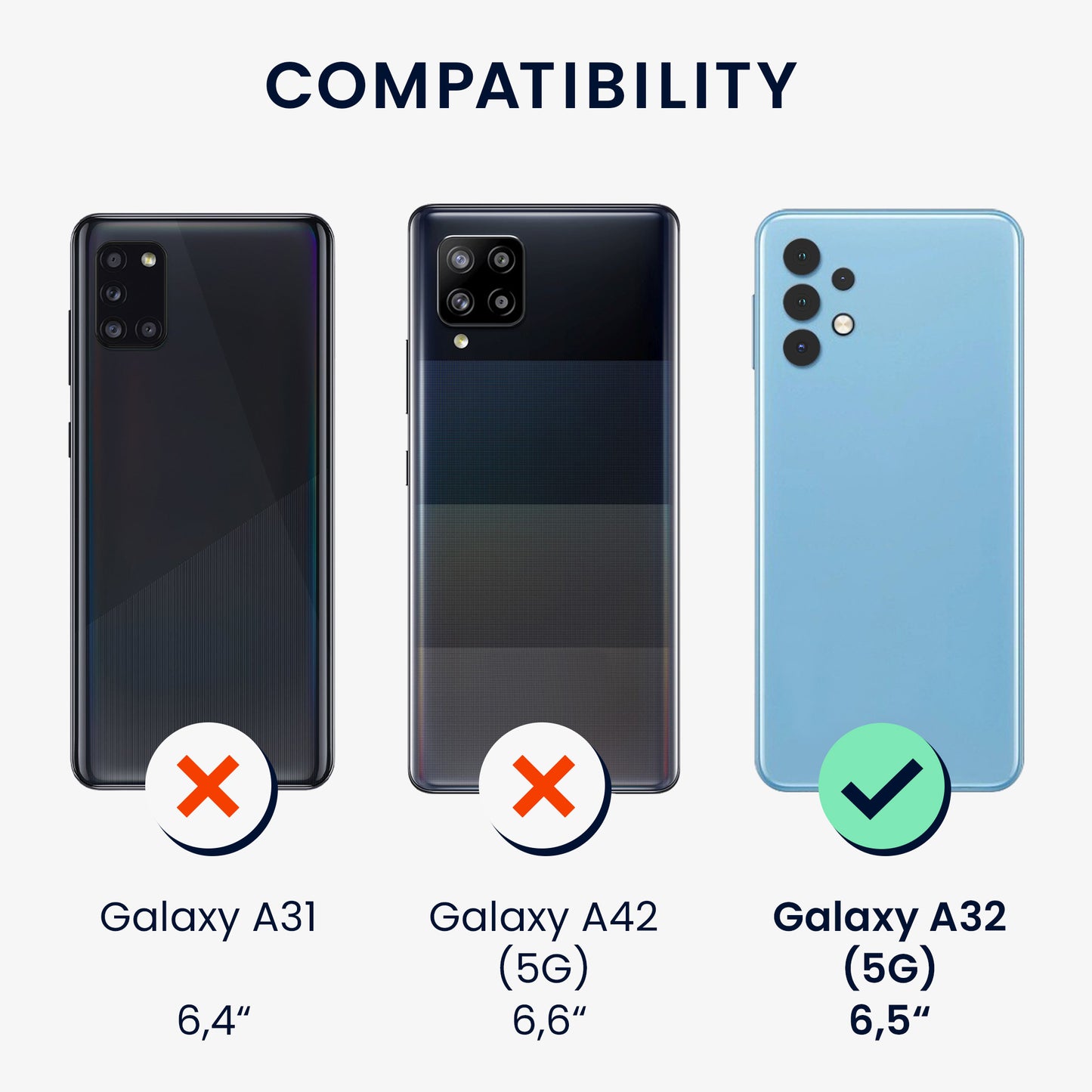 Samsung Galaxy A32 5G Silicone Phone Case Matt
