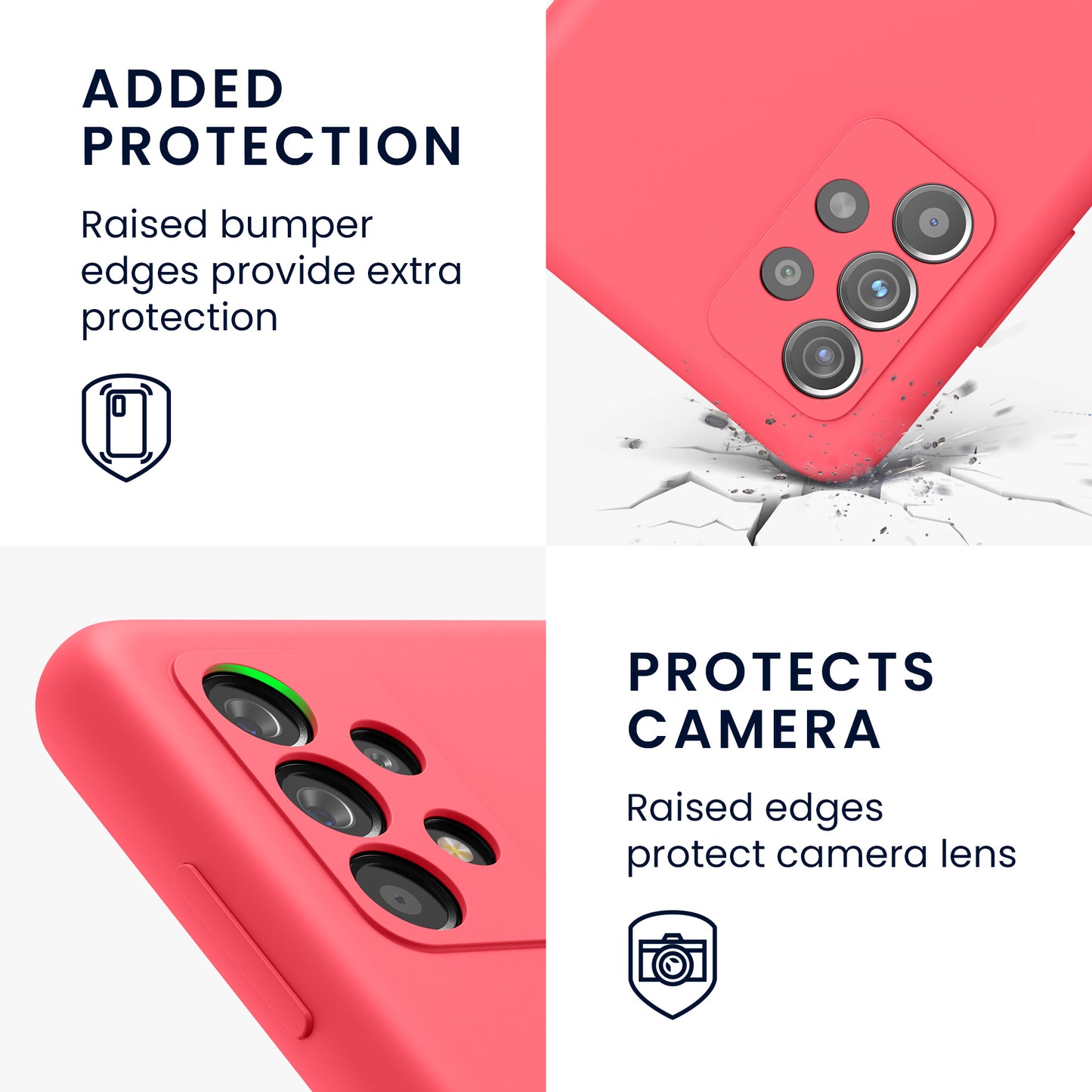 Silicone Phone Case for Samsung Galaxy A52 / A52 5G / A52s 5G