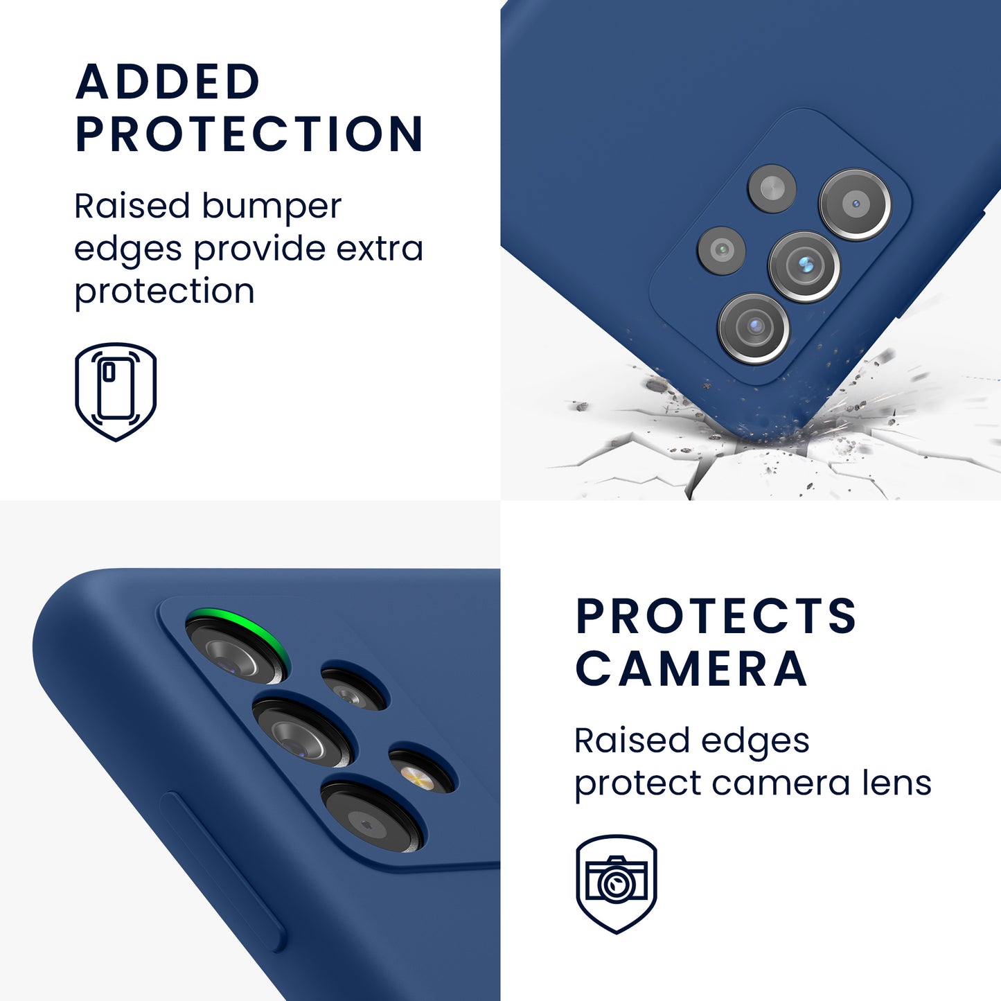 Silicone Phone Case for Samsung Galaxy A52 / A52 5G / A52s 5G