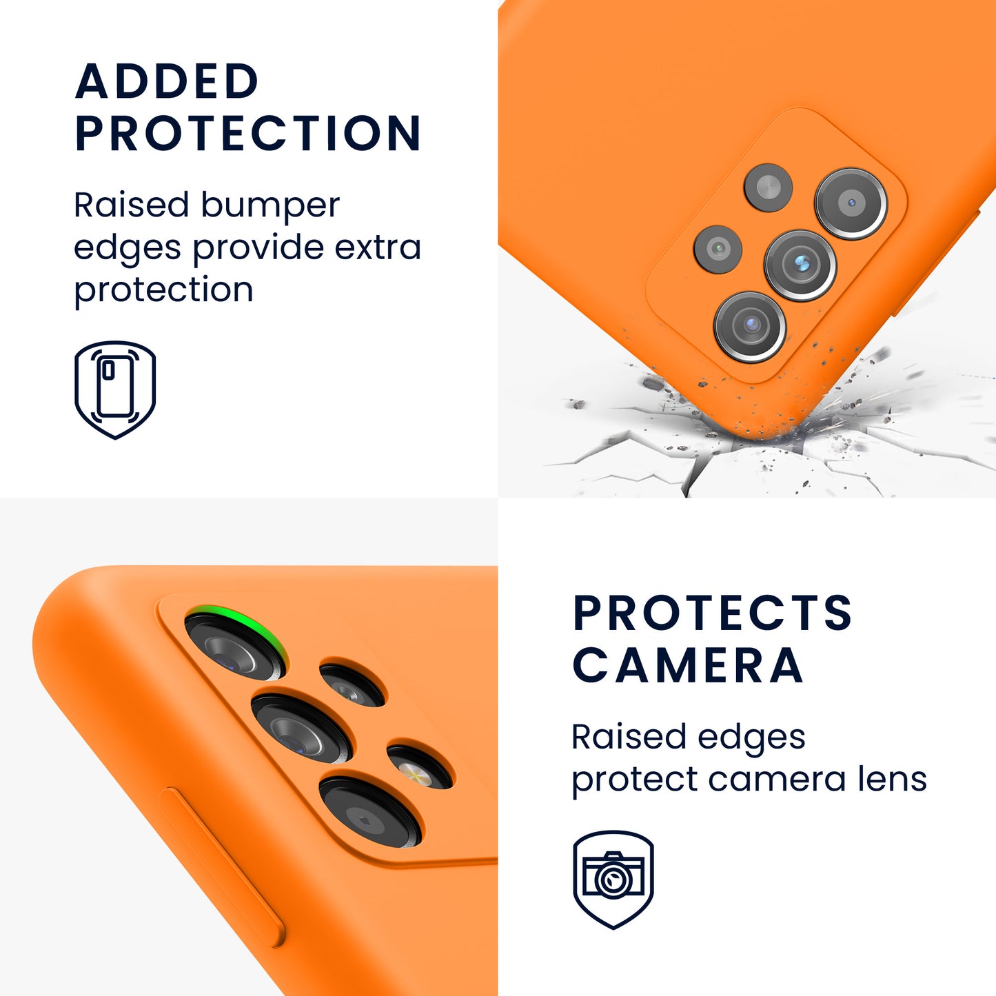 Silicone Phone Case for Samsung Galaxy A52 / A52 5G / A52s 5G