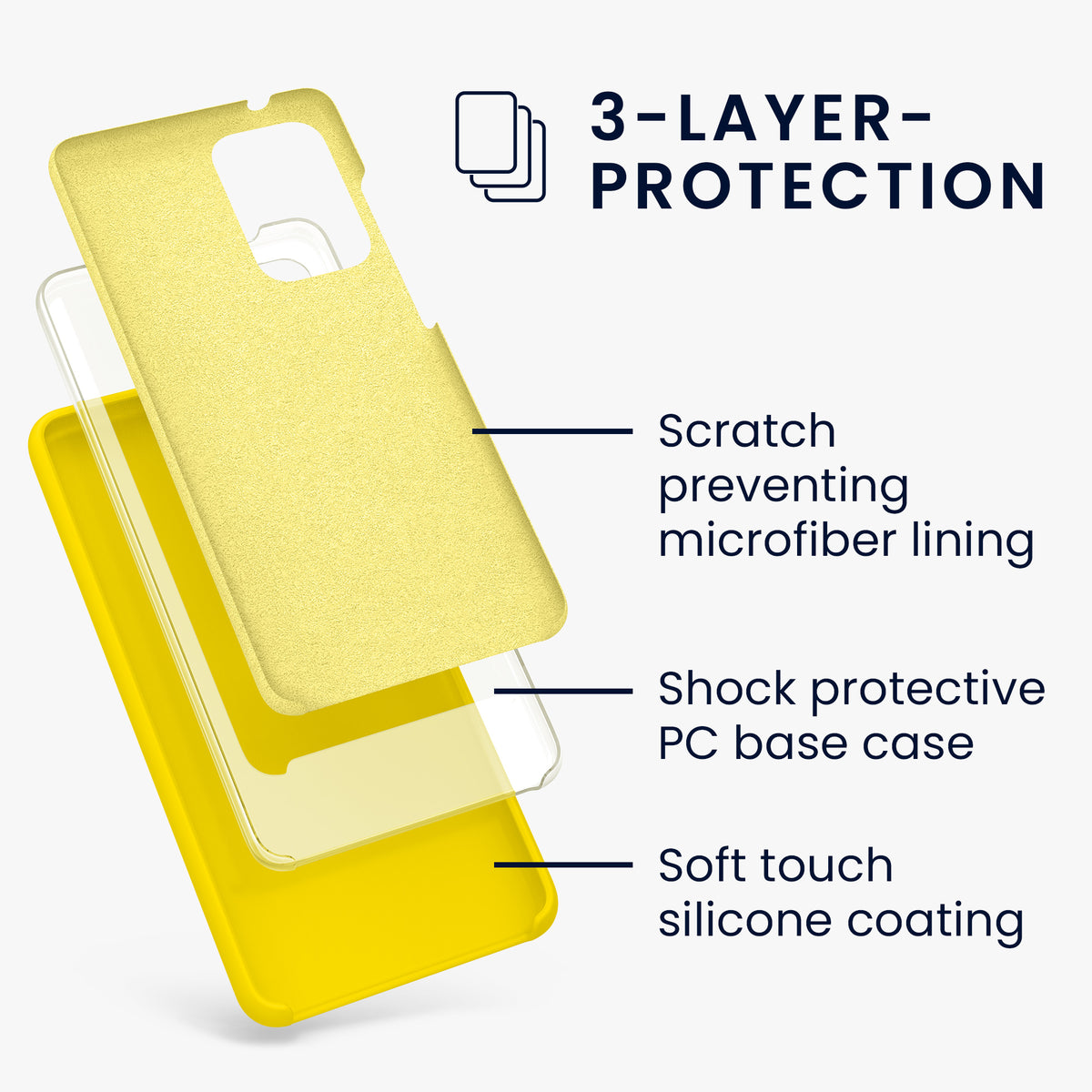 Silicone Phone Case for Samsung Galaxy A52 / A52 5G / A52s 5G