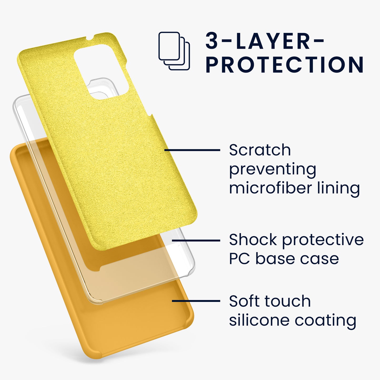 Silicone Phone Case for Samsung Galaxy A52 / A52 5G / A52s 5G
