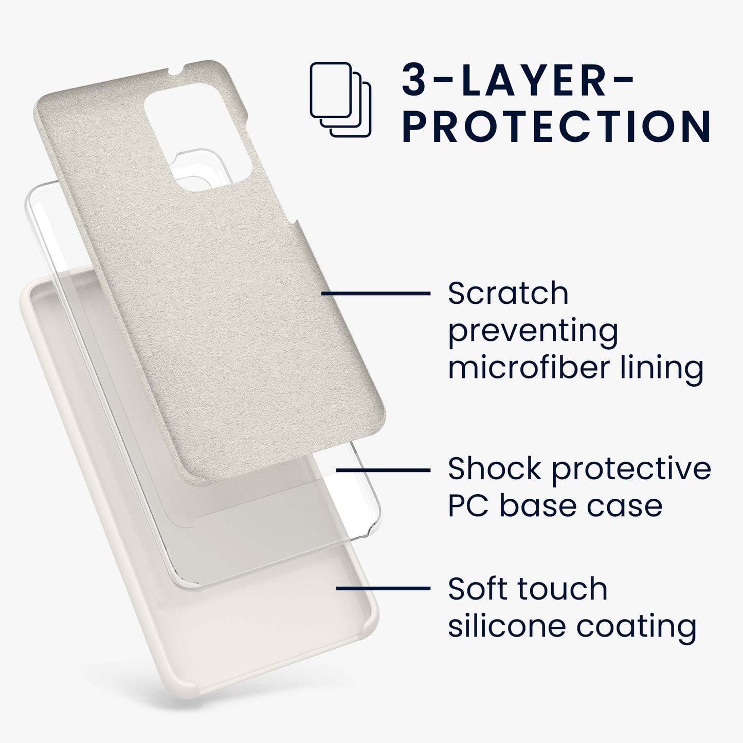 Silicone Phone Case for Samsung Galaxy A52 / A52 5G / A52s 5G