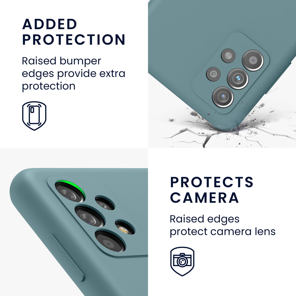 Silicone Phone Case for Samsung Galaxy A52 / A52 5G / A52s 5G