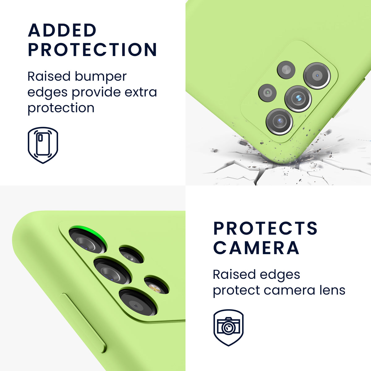 Silicone Phone Case for Samsung Galaxy A52 / A52 5G / A52s 5G
