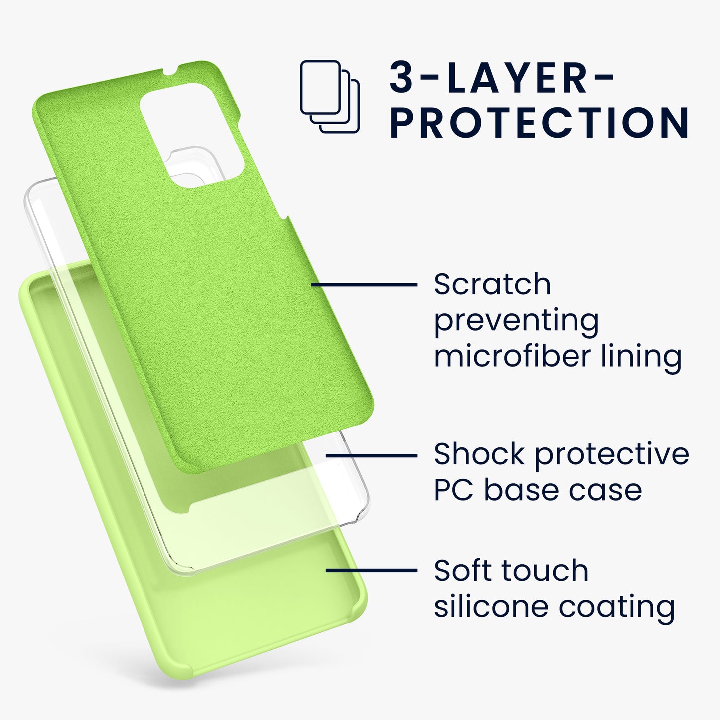 Silicone Phone Case for Samsung Galaxy A52 / A52 5G / A52s 5G