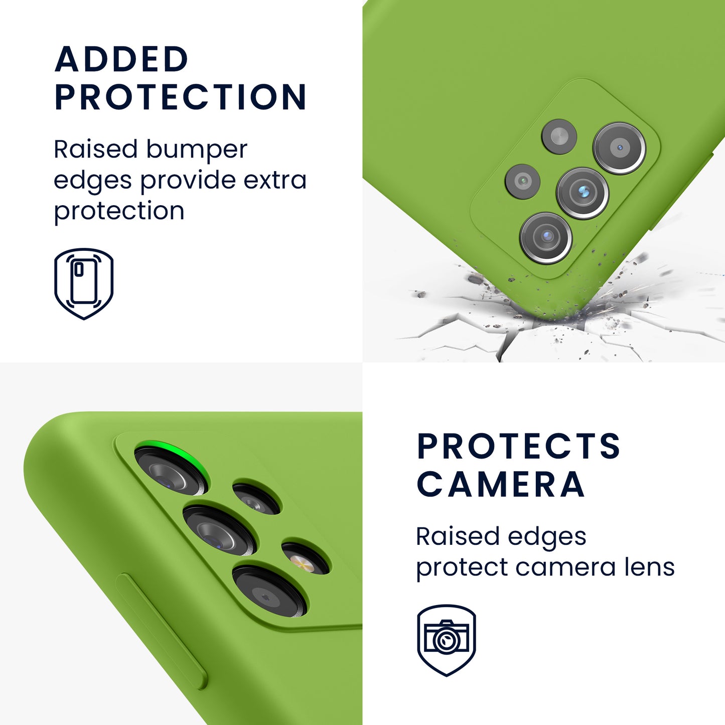 Silicone Phone Case for Samsung Galaxy A52 / A52 5G / A52s 5G