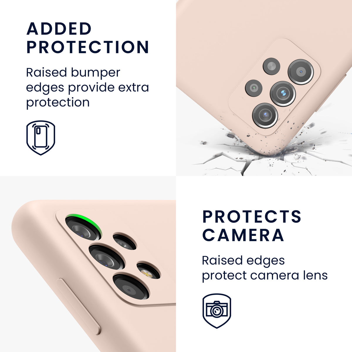 Silicone Phone Case for Samsung Galaxy A52 / A52 5G / A52s 5G