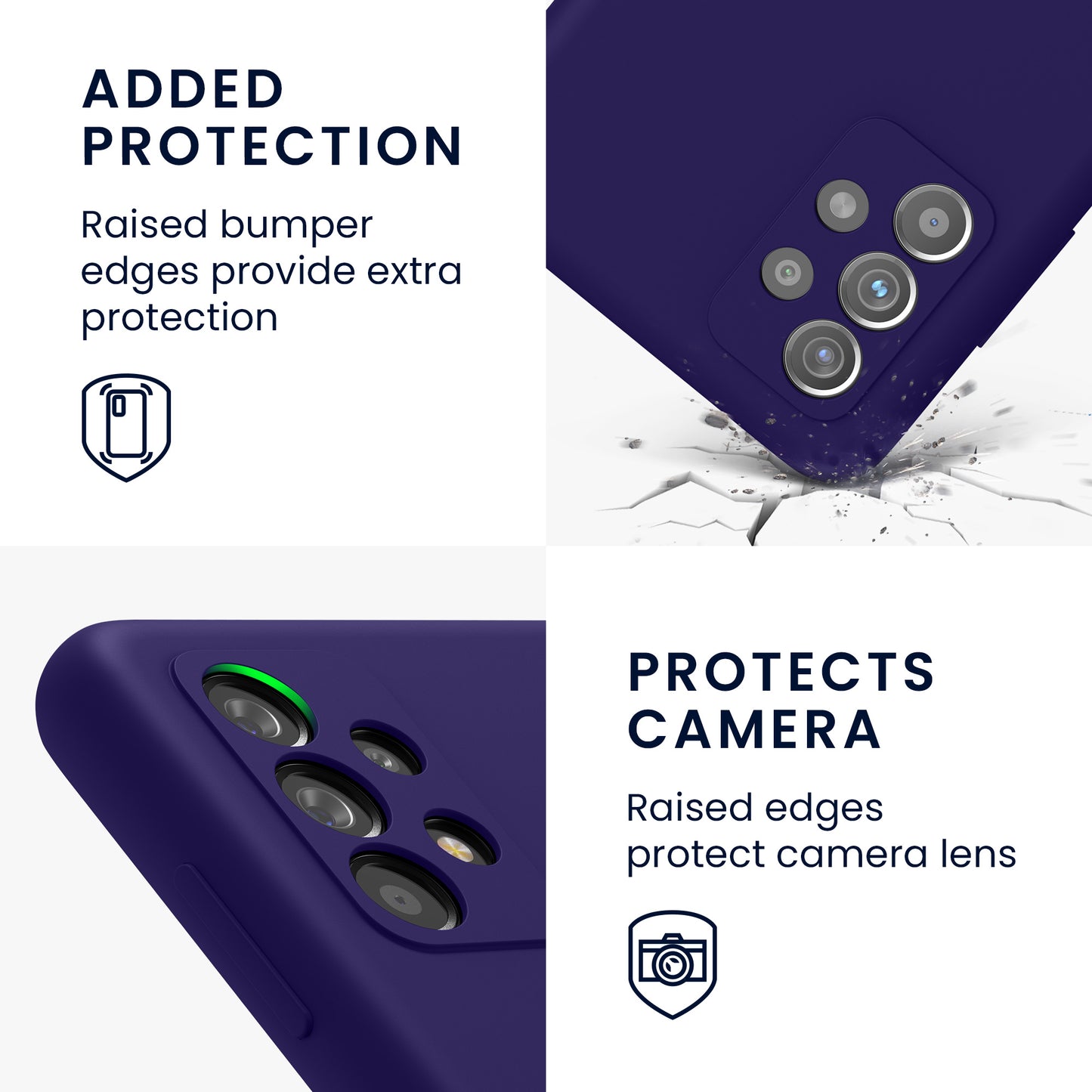 Silicone Phone Case for Samsung Galaxy A52 / A52 5G / A52s 5G
