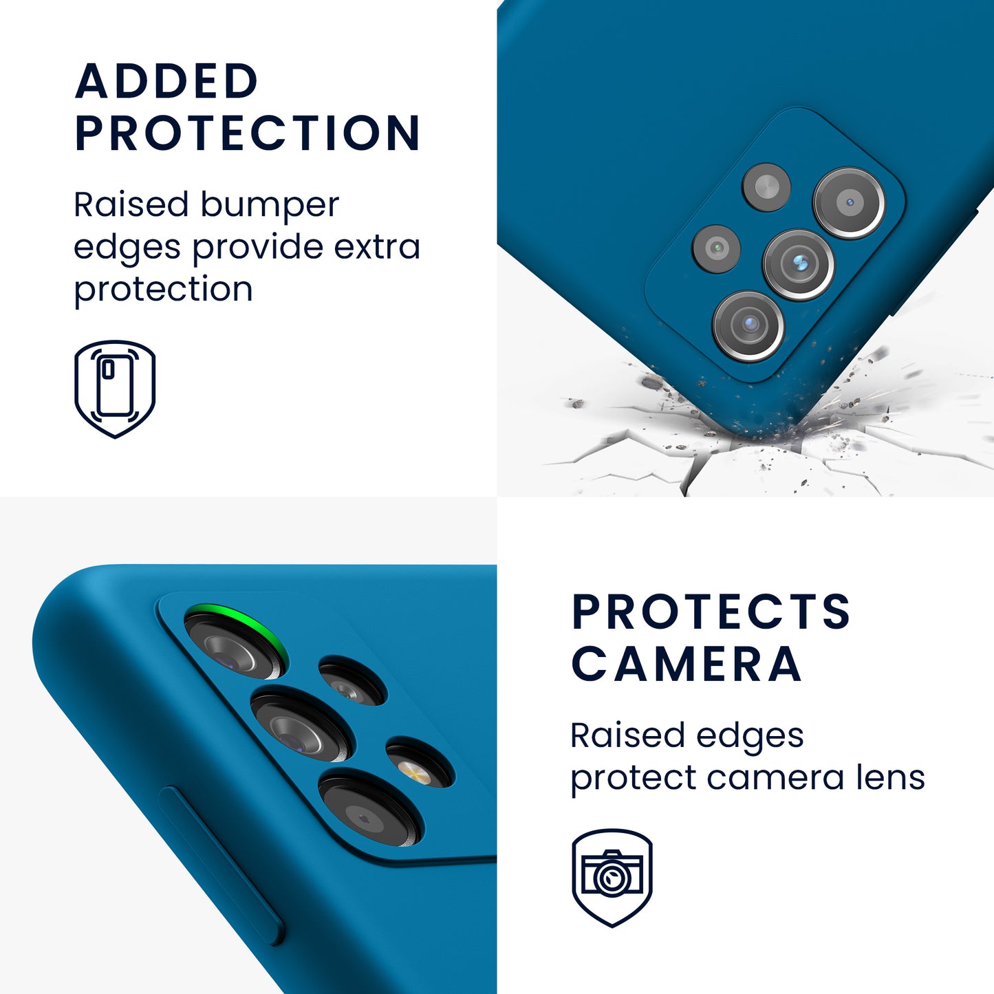 Silicone Phone Case for Samsung Galaxy A52 / A52 5G / A52s 5G