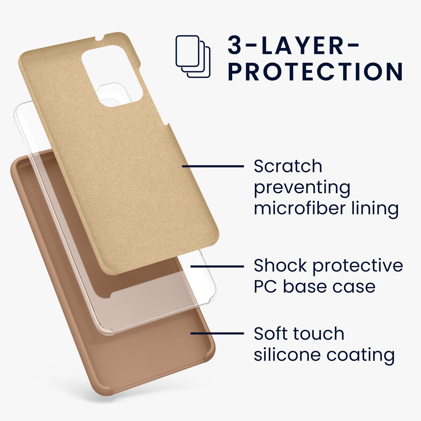 Silicone Phone Case for Samsung Galaxy A52 / A52 5G / A52s 5G