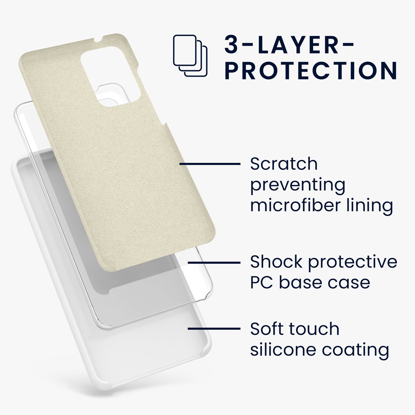 Silicone Phone Case for Samsung Galaxy A52 / A52 5G / A52s 5G
