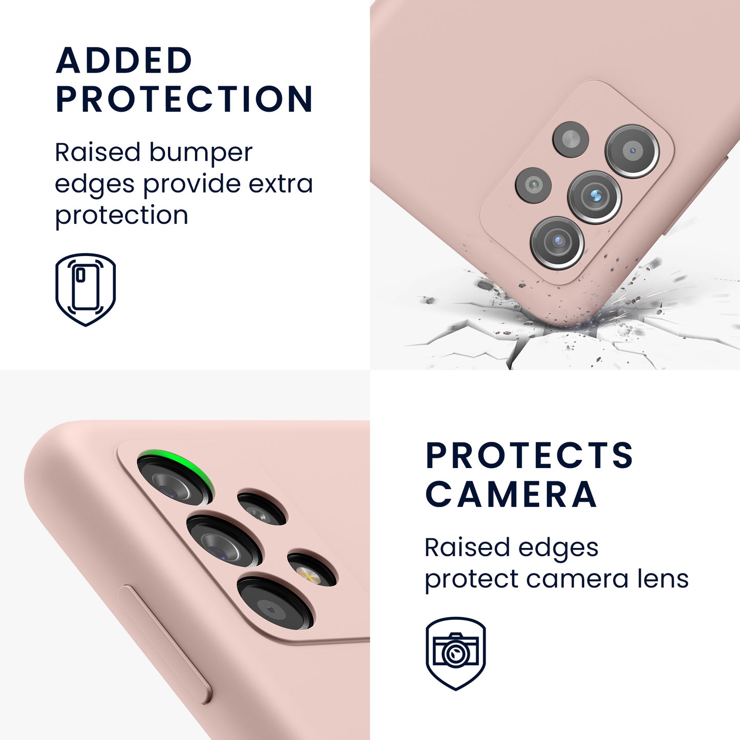 Silicone Phone Case for Samsung Galaxy A52 / A52 5G / A52s 5G