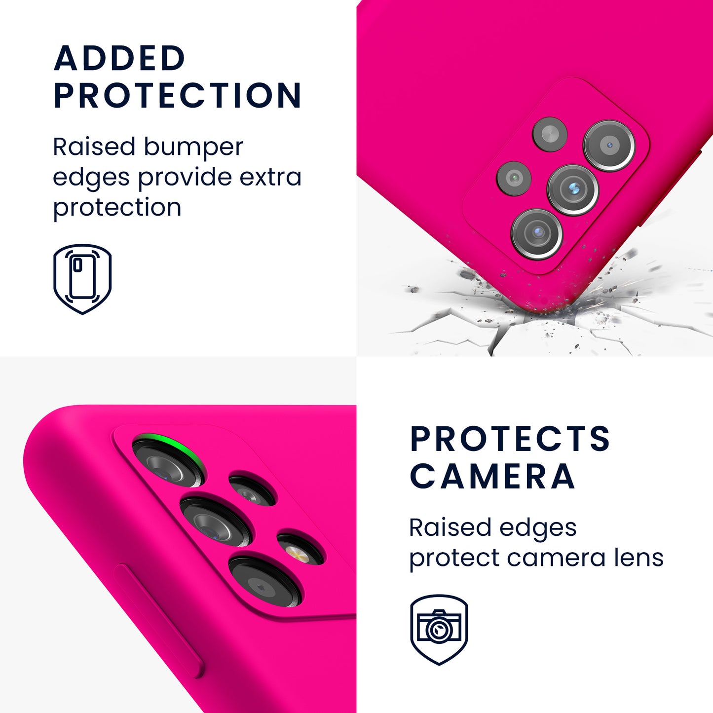 Silicone Phone Case for Samsung Galaxy A52 / A52 5G / A52s 5G
