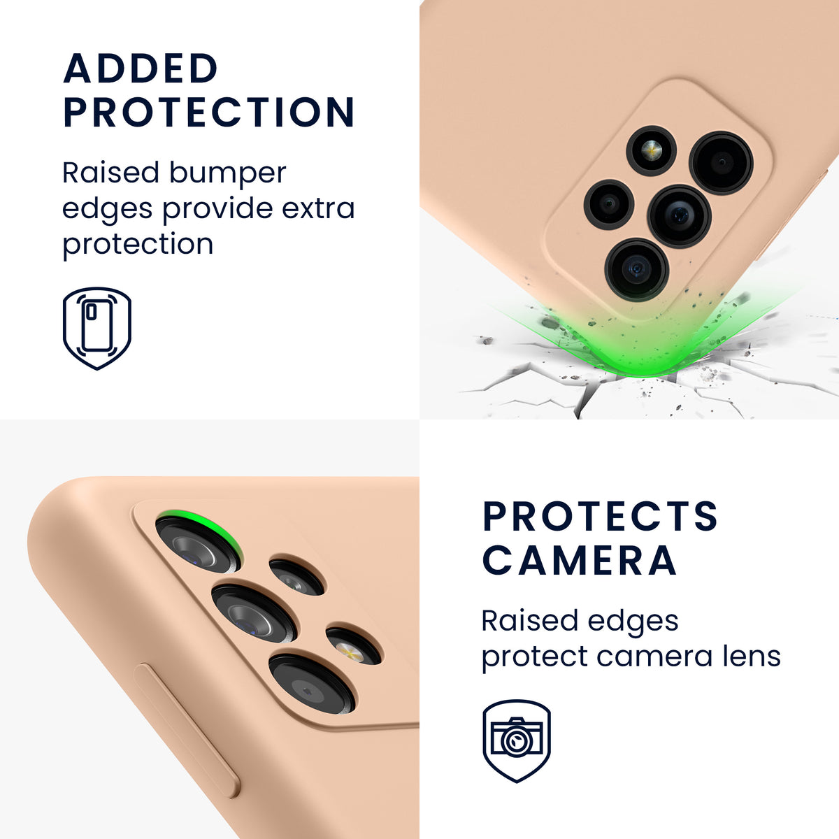 Silicone Phone Case for Samsung Galaxy A52 / A52 5G / A52s 5G