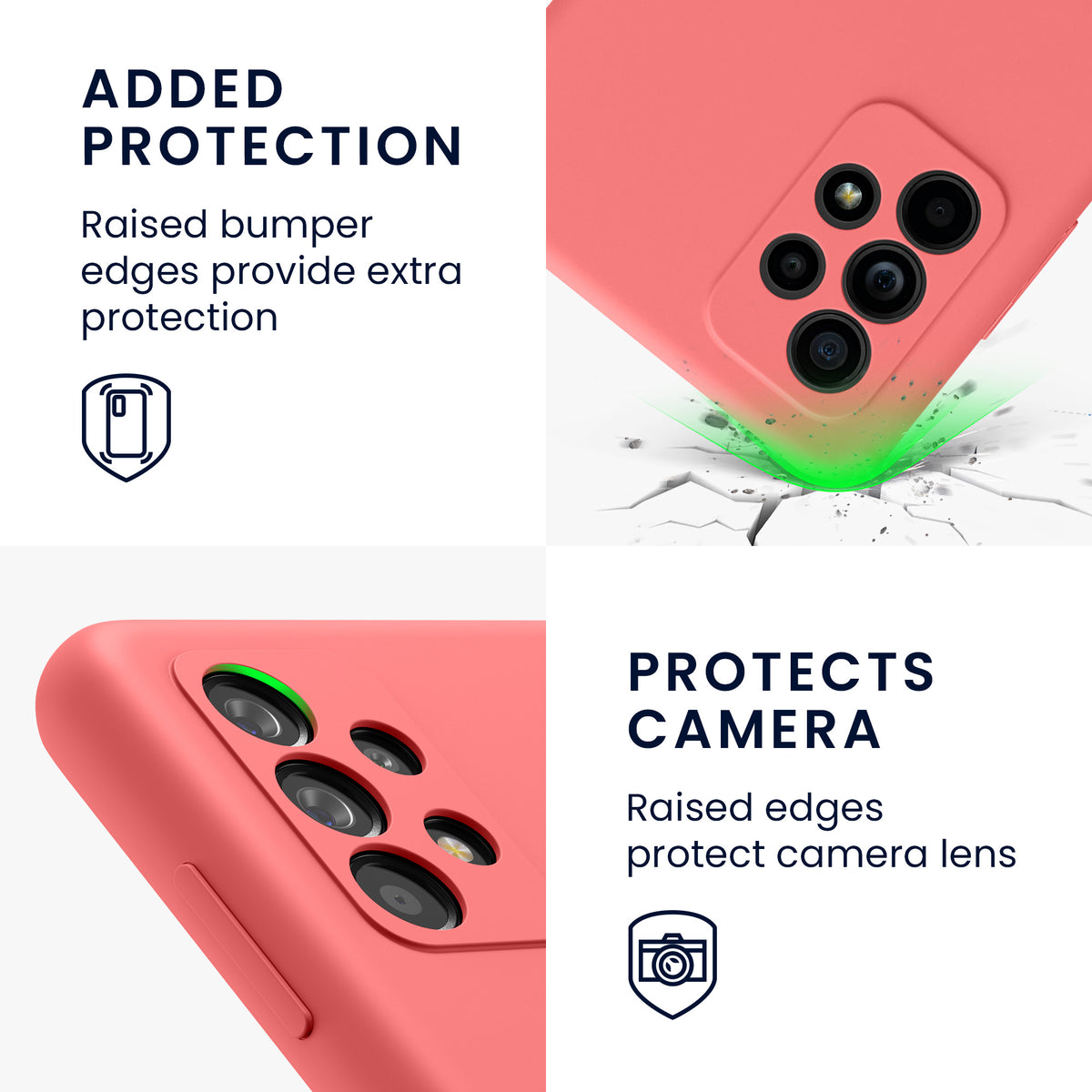 Silicone Phone Case for Samsung Galaxy A52 / A52 5G / A52s 5G