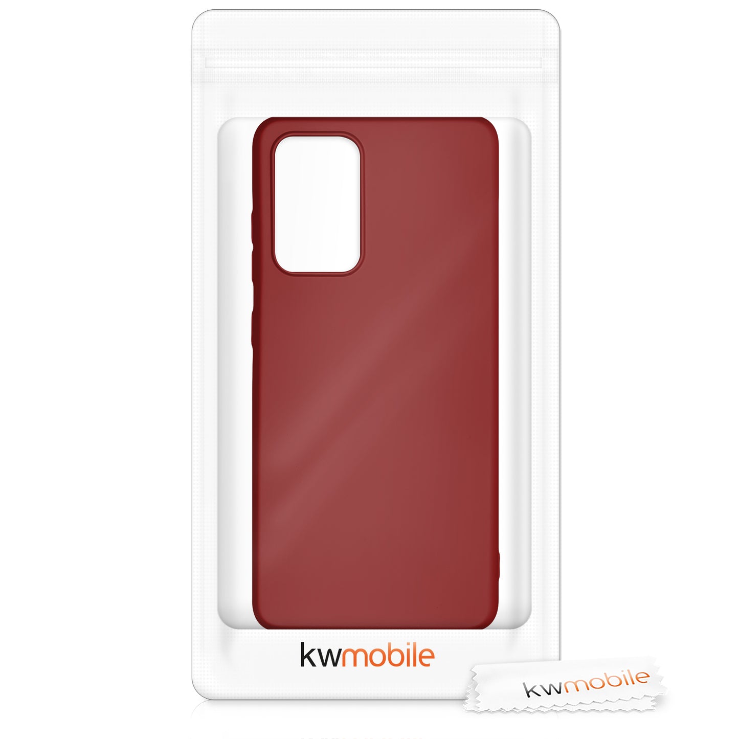 kwmobile Phone Case for Samsung Galaxy A52 / A52 5G / A52s 5G - Metallic Shimmer Silicone Cover - Protective Case