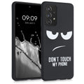 Silicone Phone Case for Samsung Galaxy A52 / A52 5G / A52s 5G Don't Touch My Phone