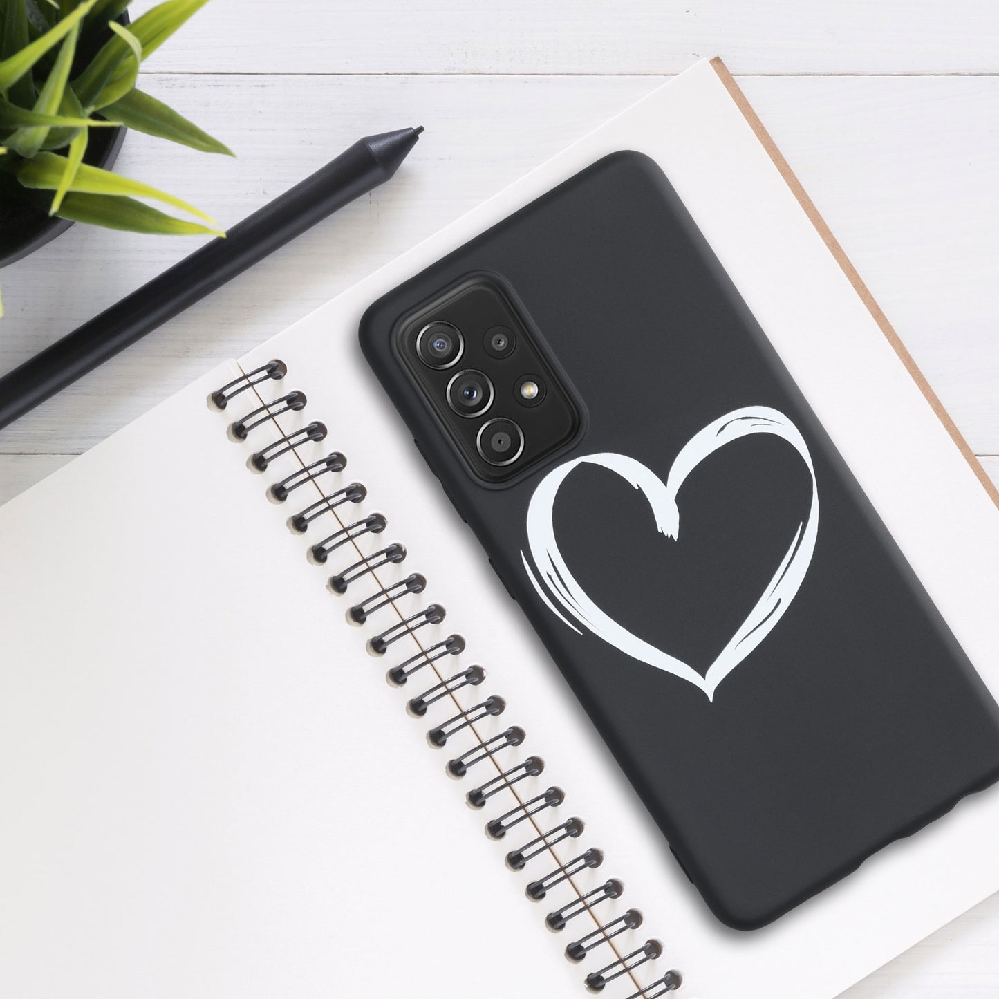 Silicone Phone Case for Samsung Galaxy A52 / A52 5G / A52s 5G Don't Touch My Phone
