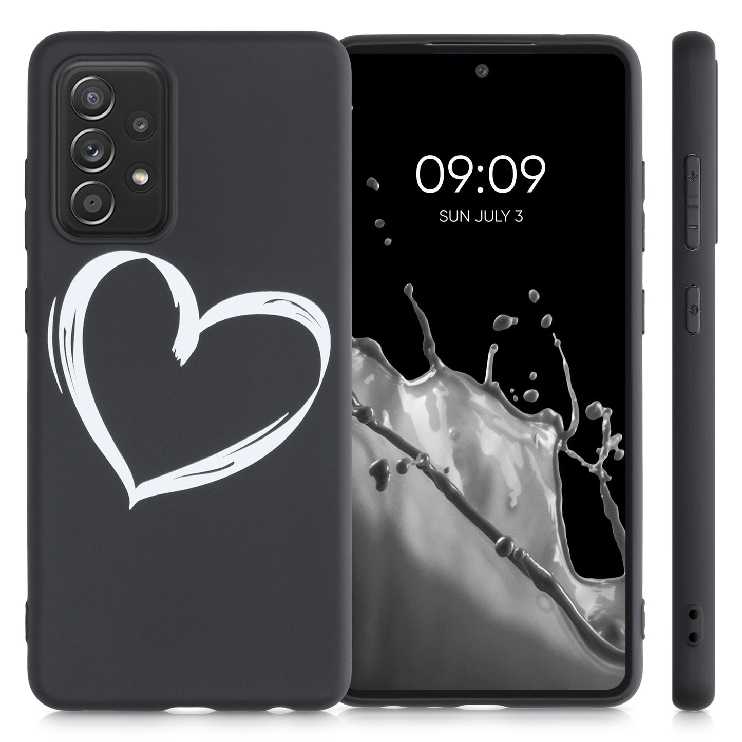 Silicone Phone Case for Samsung Galaxy A52 / A52 5G / A52s 5G Don't Touch My Phone