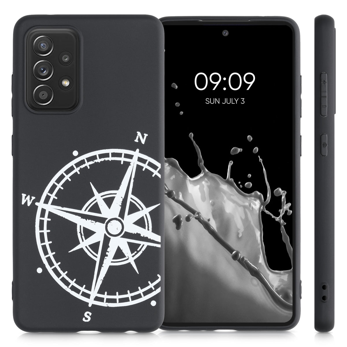 Silicone Phone Case for Samsung Galaxy A52 / A52 5G / A52s 5G Don't Touch My Phone