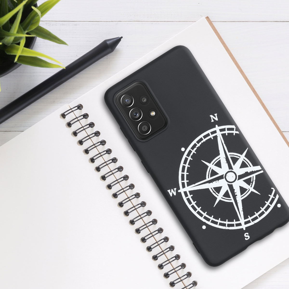 Silicone Phone Case for Samsung Galaxy A52 / A52 5G / A52s 5G Don't Touch My Phone