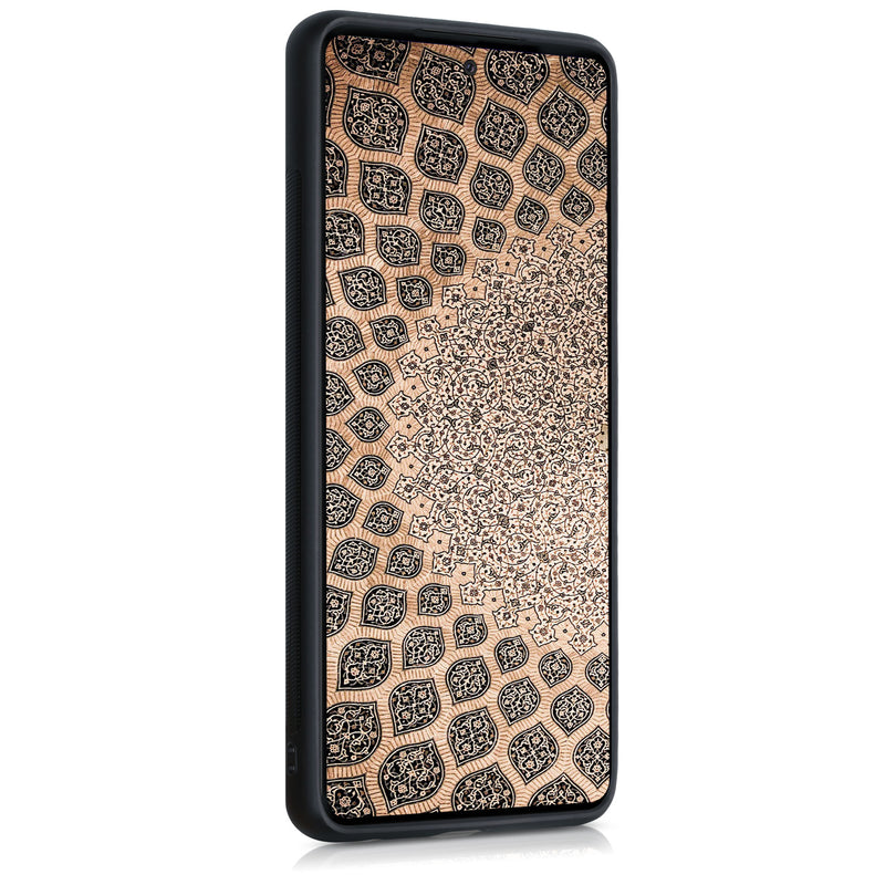 Samsung Galaxy A52 / A52 5G / A52s 5G Shockproof Hard Case with TPU Bumper Walnut Wood
