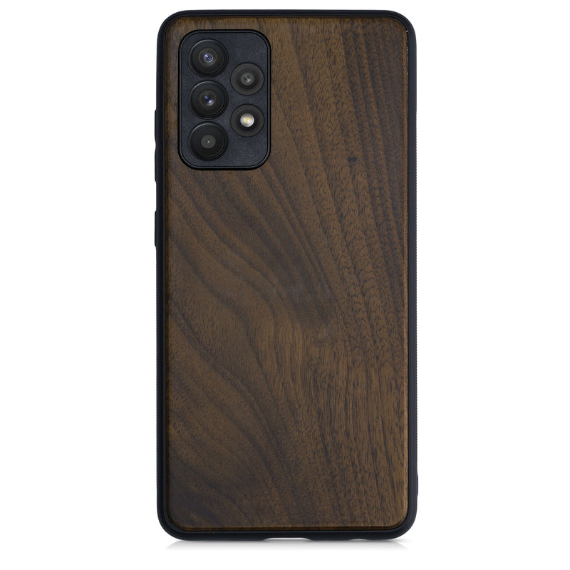 Samsung Galaxy A52 / A52 5G / A52s 5G Shockproof Hard Case with TPU Bumper Walnut Wood