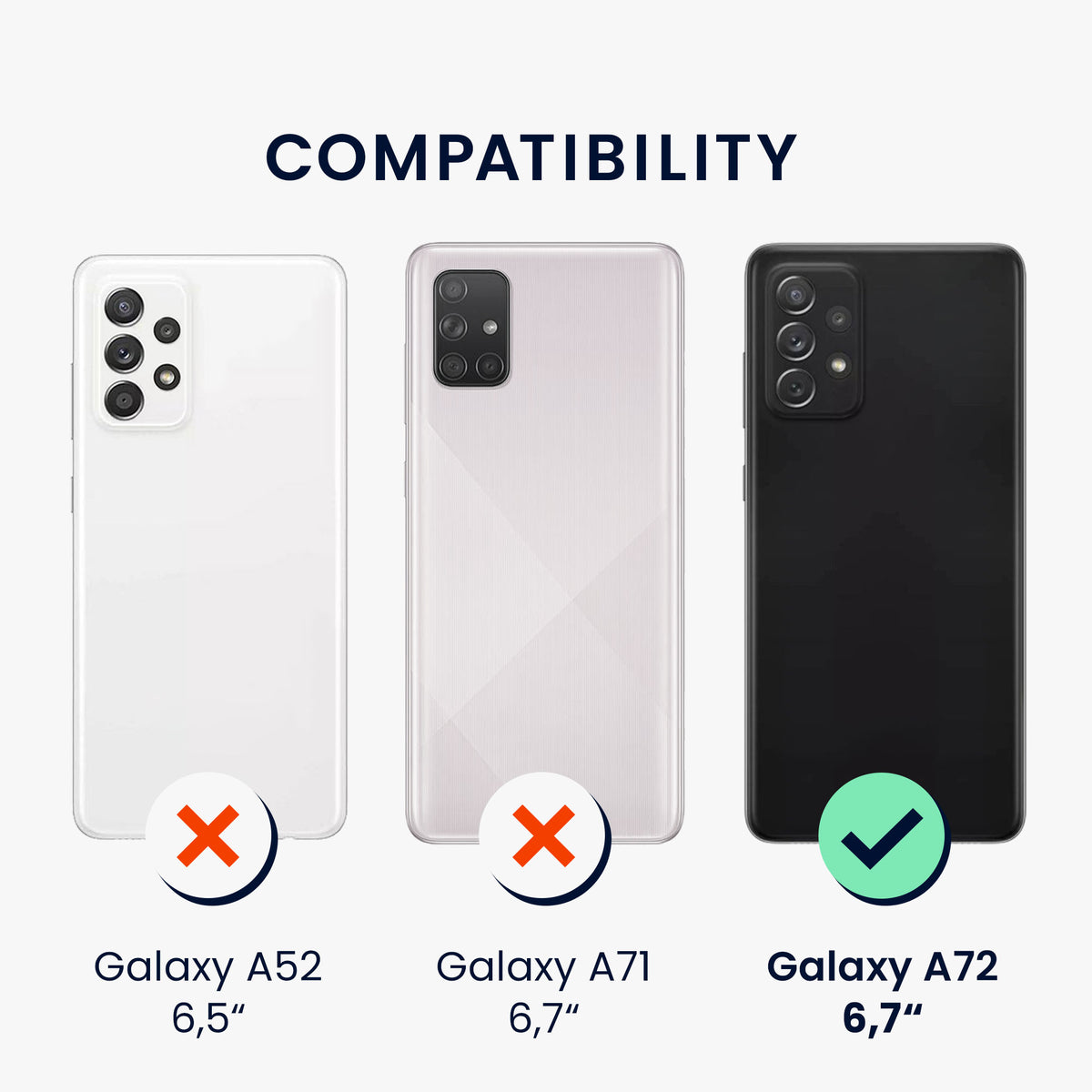 Samsung Galaxy A72 Silicone Phone Case