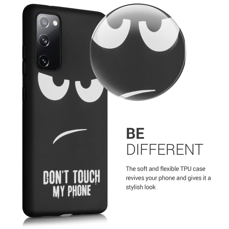 Samsung Galaxy S20 FE Silicone Phone Case Don't Touch My Phone