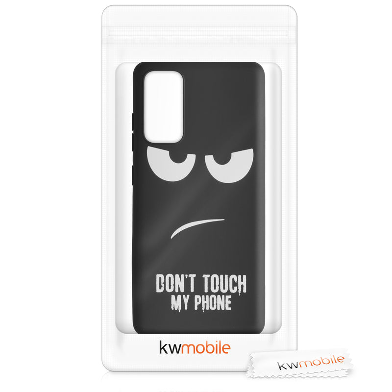 Samsung Galaxy S20 FE Silicone Phone Case Don't Touch My Phone