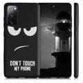 Samsung Galaxy S20 FE Silicone Phone Case Don't Touch My Phone