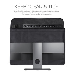 27-28" Monitor Case with 2 Pockets on the Back