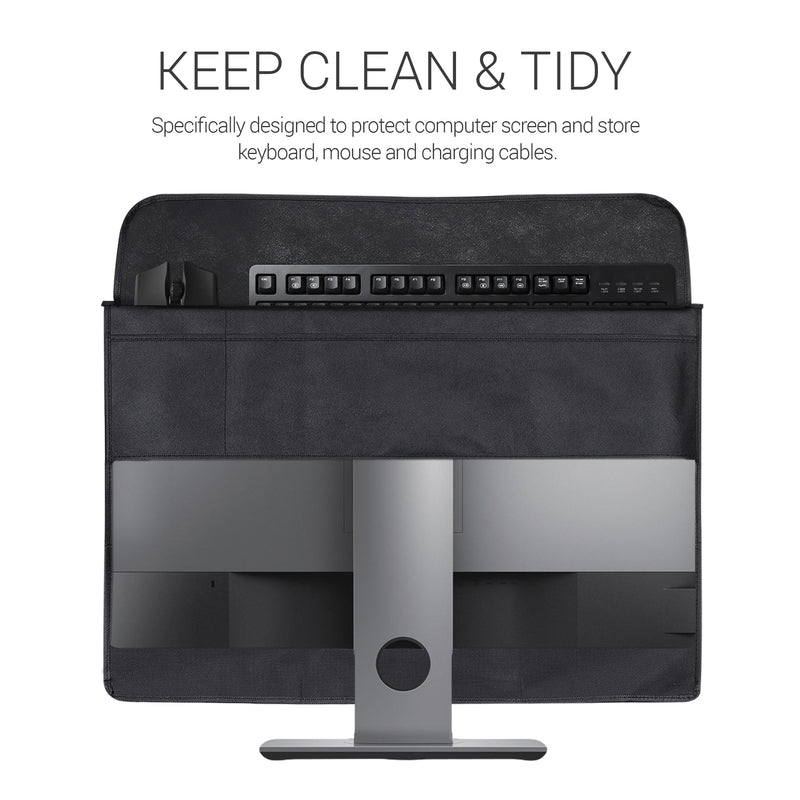 27-28" Monitor Case with 2 Pockets on the Back