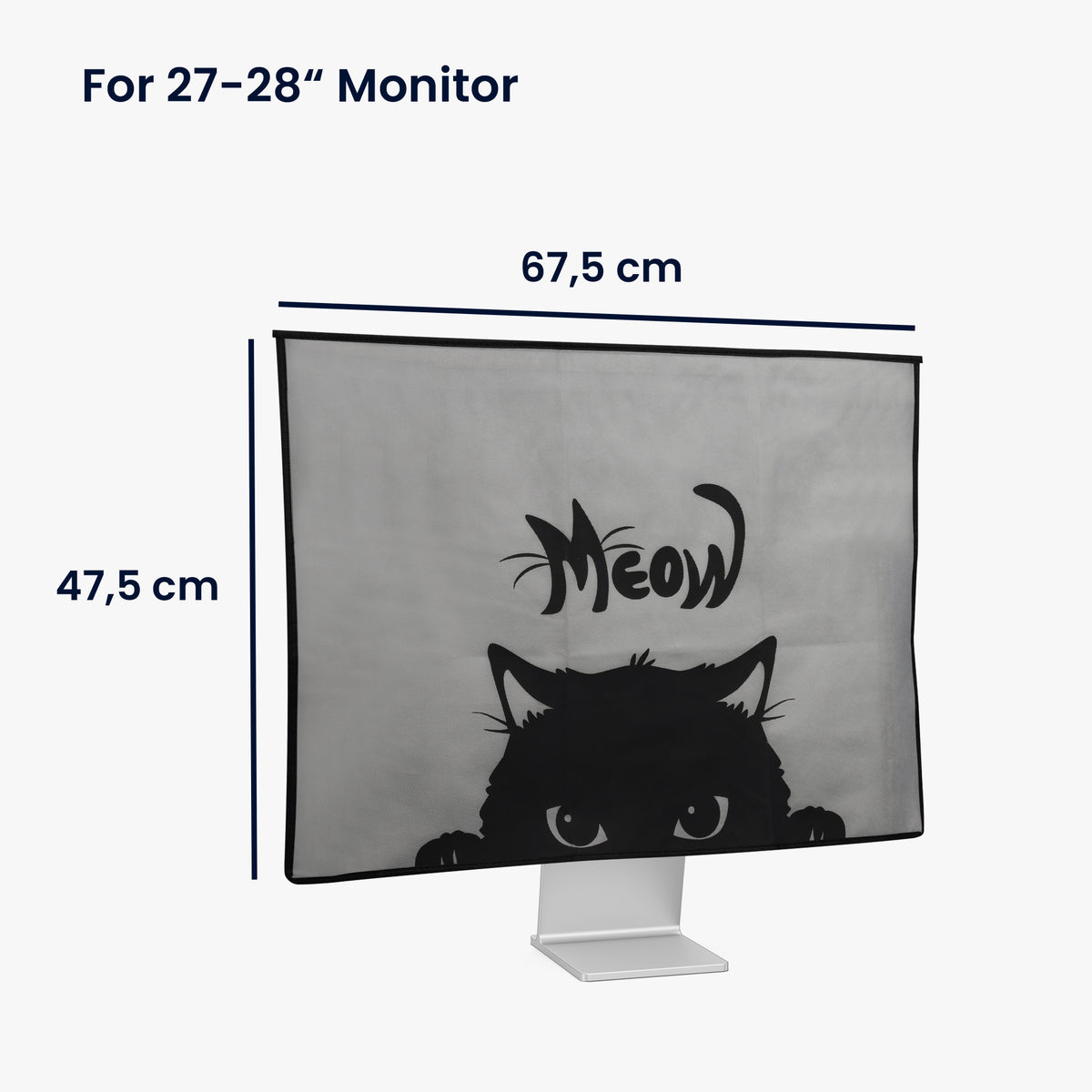 27-28" Monitor Case Don't Touch My Screen