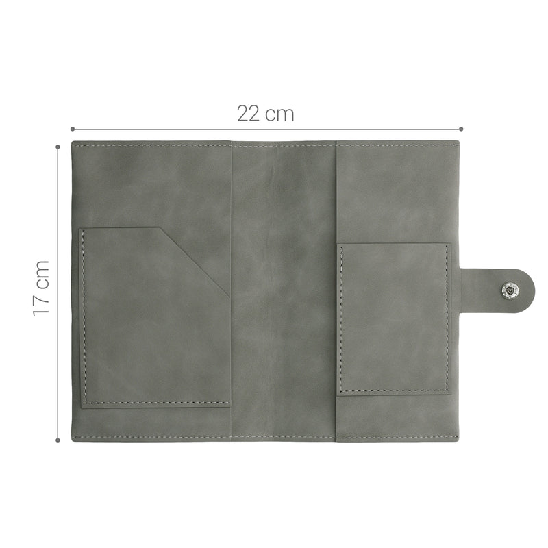 Faux Leather Cover for Austrian Mother-Child Passport in Nubuck Leather Look