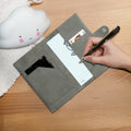 Faux Leather Cover for Austrian Mother-Child Passport in Nubuck Leather Look