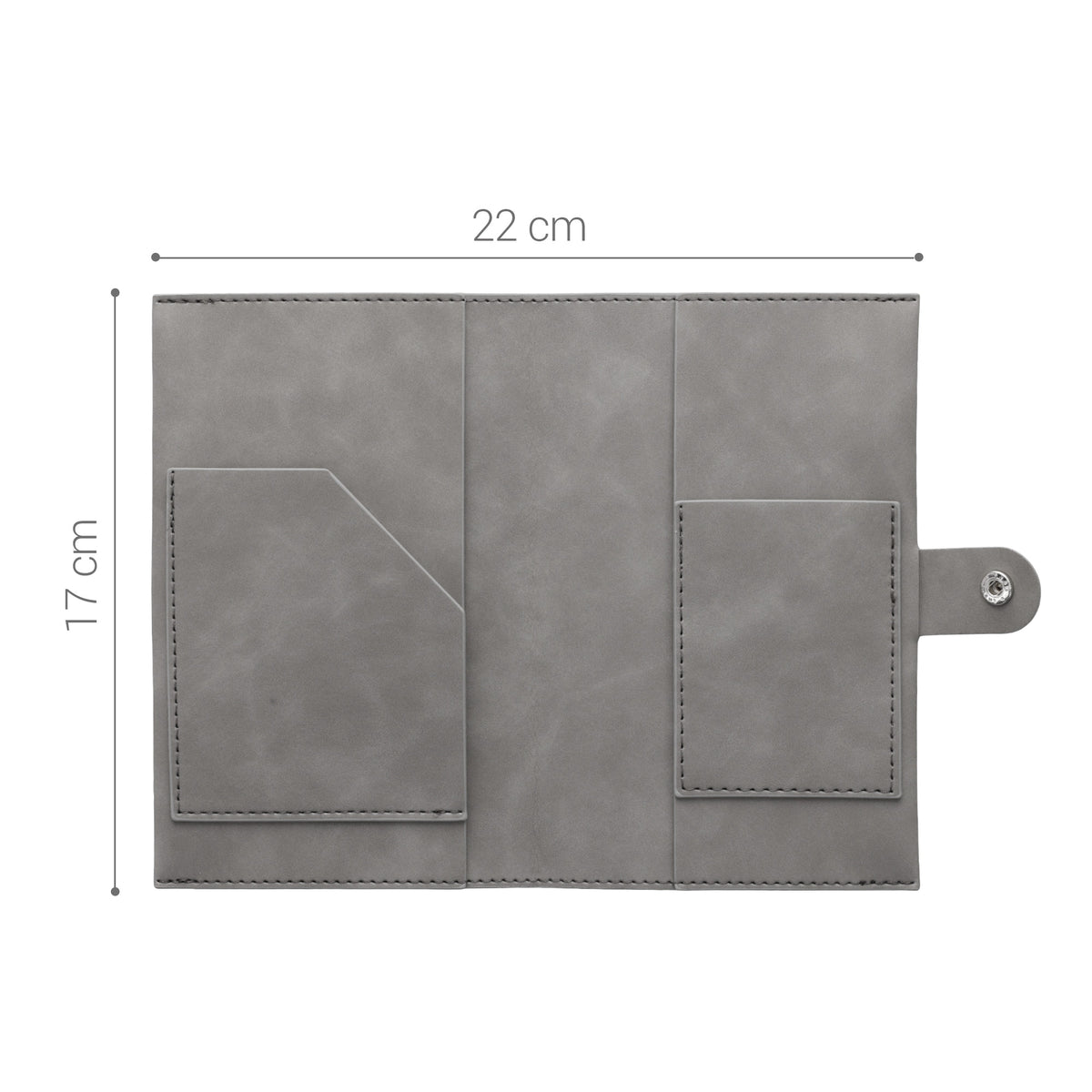 Faux Leather Cover for Austrian Mother-Child Passport in Nubuck Leather Look