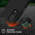 Xiaomi Mi 10T / Mi 10T Pro Matte Silicone Necklace Phone Case with Cord Black