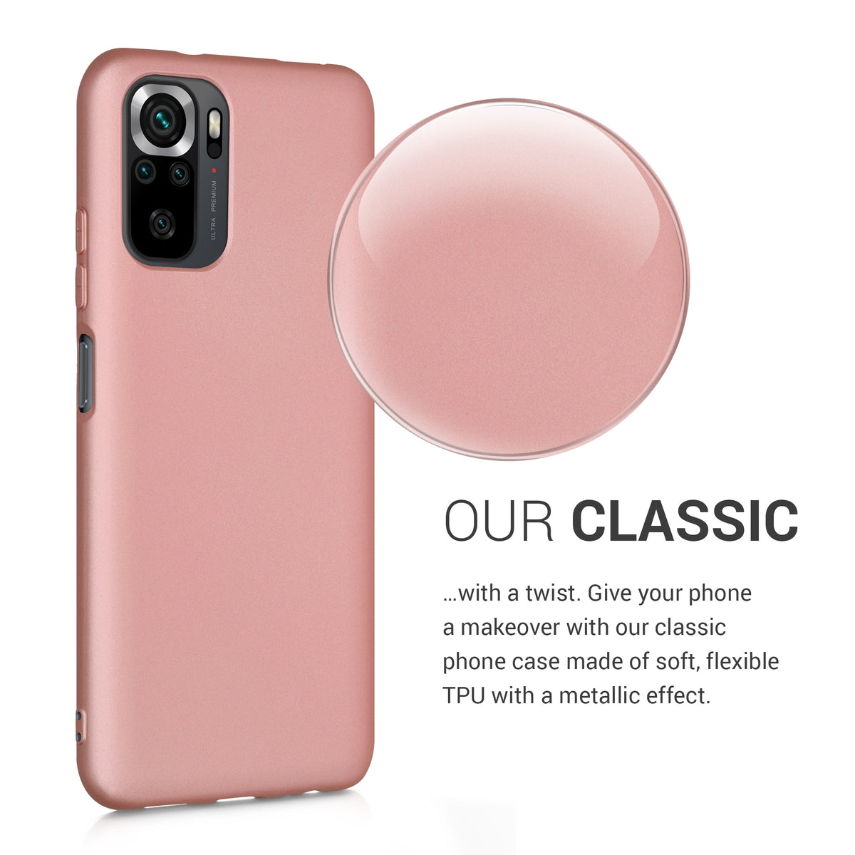 Xiaomi Redmi Note 10 / Note 10S Metallic Phone Case